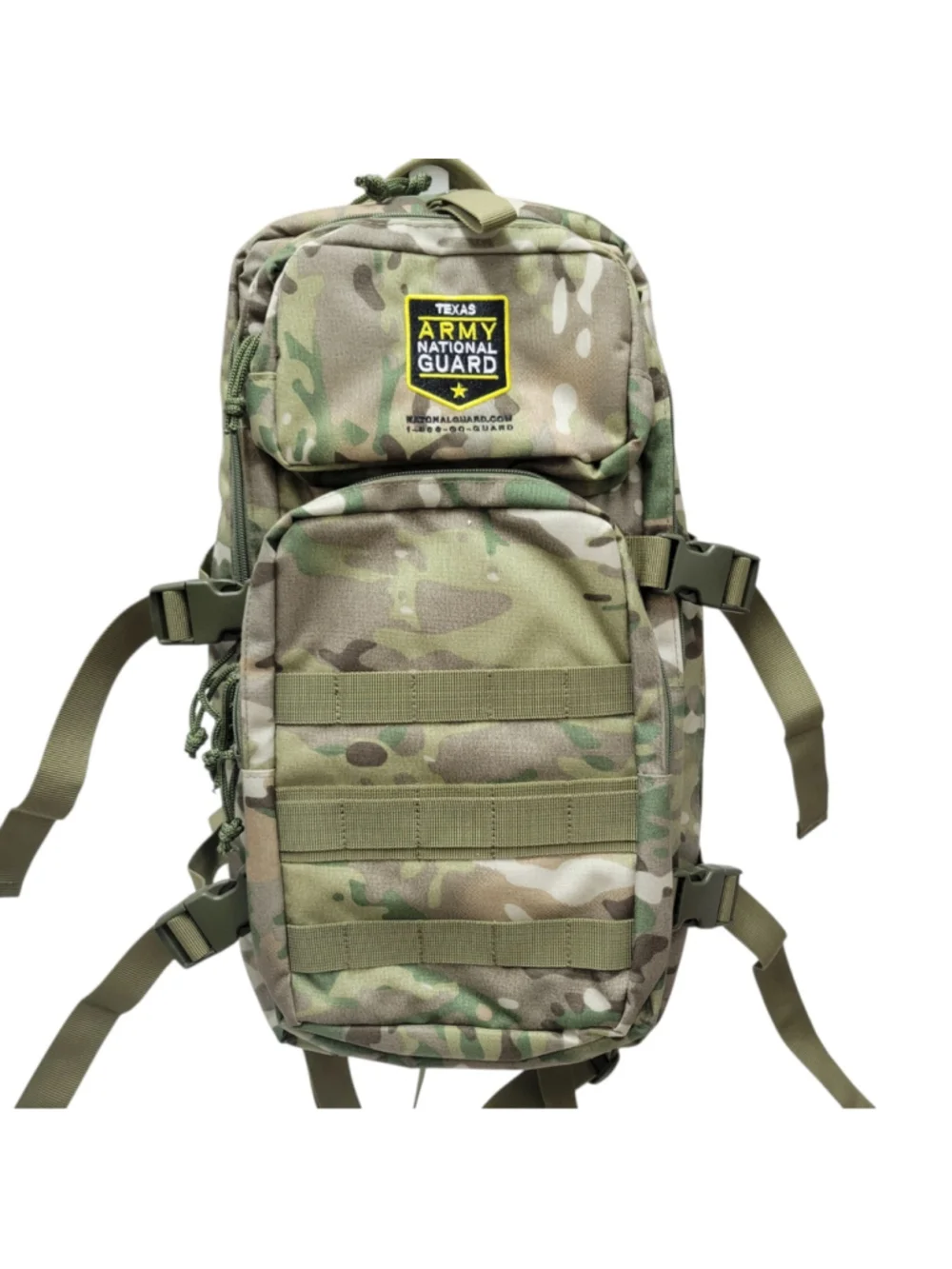 Texas Army National Guard Tactical Backpack MultiCam Bag Excellent Condition